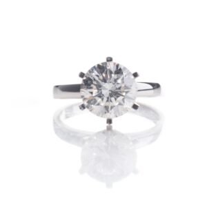 Solitaire ring showcasing a single brilliant gemstone from Devasurendra Gems & Jewellers - dgandj.com