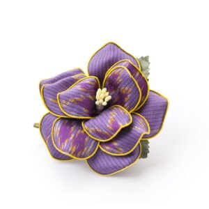 Floral brooches featuring intricate designs and vibrant gemstones from Devasurendra Gems & Jewellers - dgandj.com.