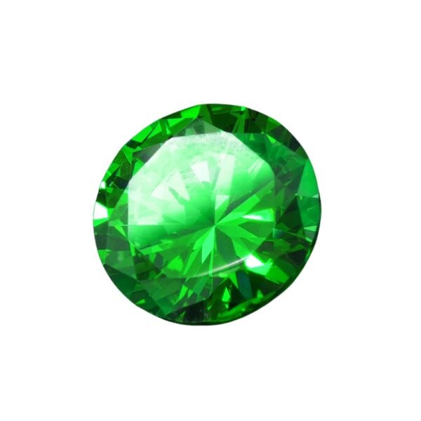 Exquisite green garnet (Tsavorite) showcasing its vibrant green color and exceptional clarity, featured at Devasurendra Gems & Jewellers. Discover more at https://dgandj.com/