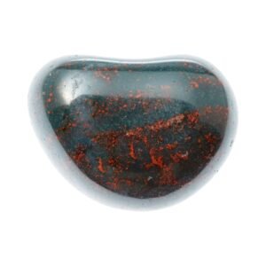 Unique Bloodstone, an alternative birthstone for March, featuring a deep green base with vibrant red spots, showcased at Devasurendra Gems & Jewellers. Discover more at https://dgandj.com/"